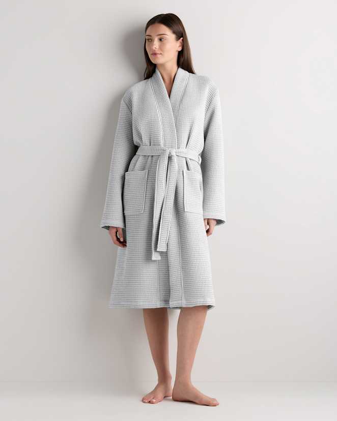 Mist Organic Turkish Waffle Robe