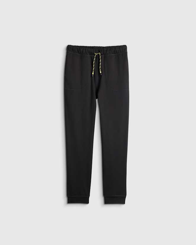 Black Flowknit Performance Joggers