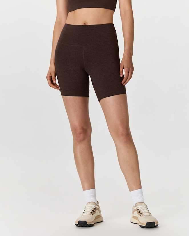 Heather Espresso Ultra-Soft Bike Short