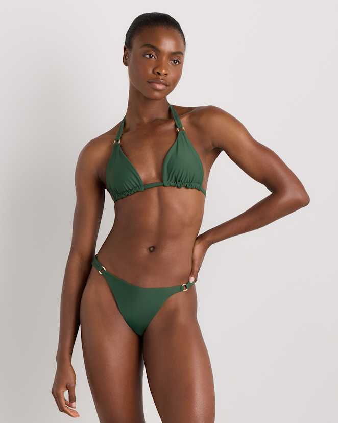 Palm Italian Full Coverage Ring Triangle Bikini Top