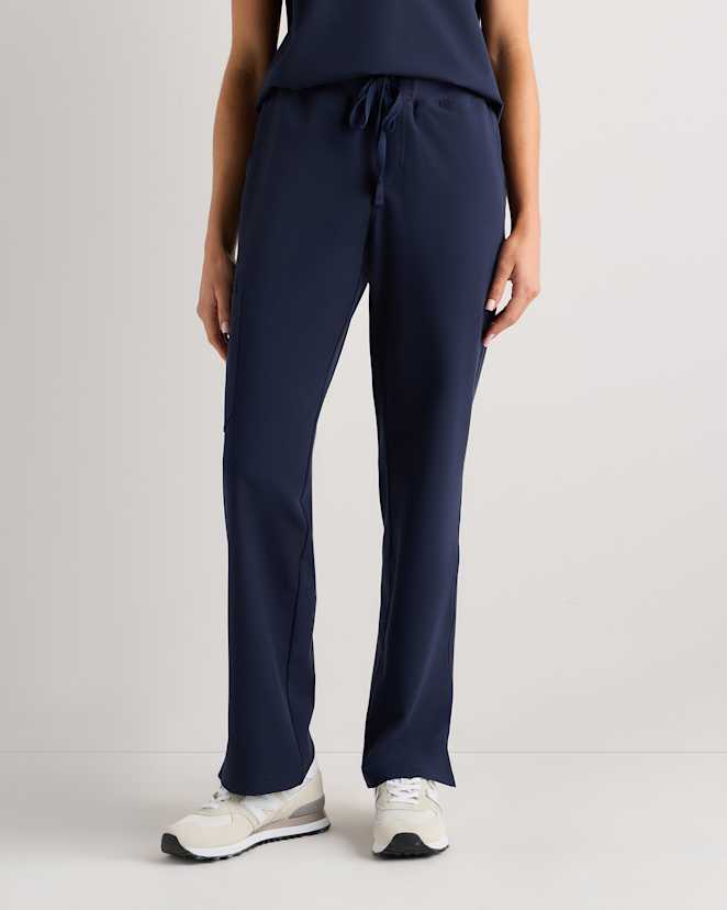 Deep Navy AeraFlex Scrub Cargo Pants