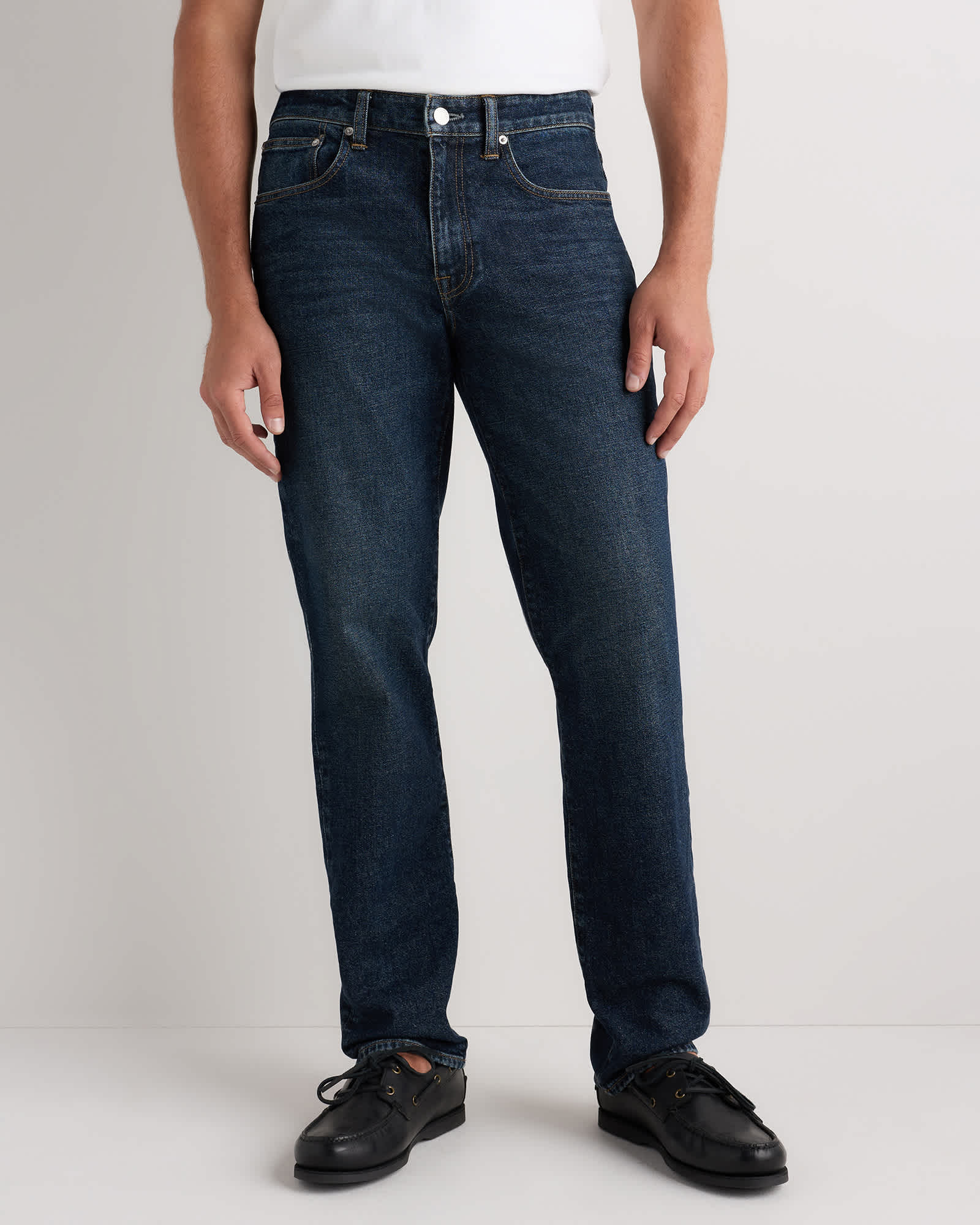 Vintage Indigo Warren Stretch Straight Jeans