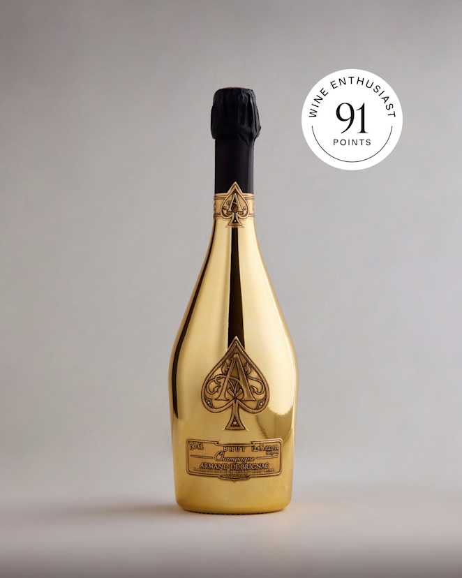 No Color Armand de Brignac Ace of Spades Brut Gold Champagne