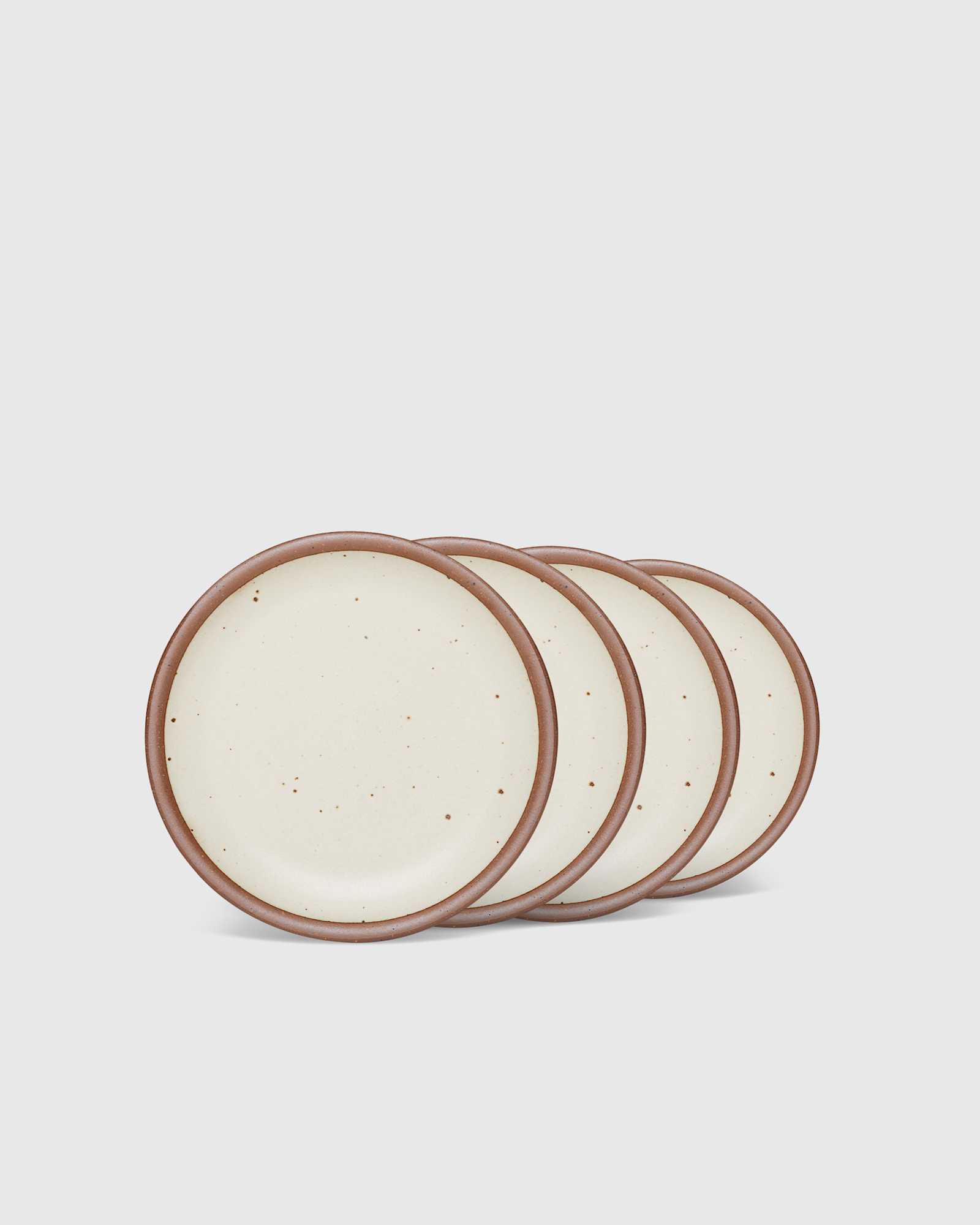 panna-cotta Cake Plate (Set of 4) by East Fork