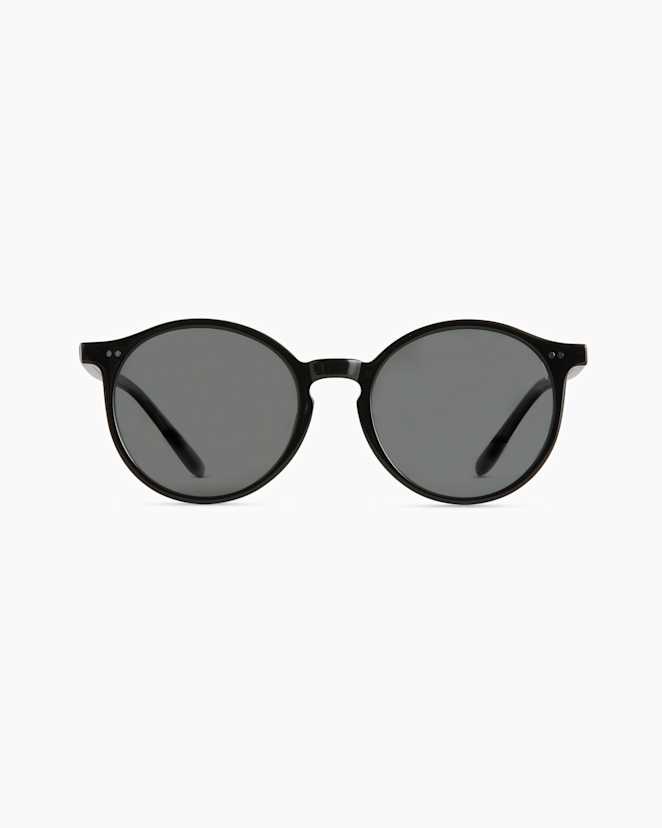 Black with Grey lens Brixton Polarized Acetate Sunglasses
