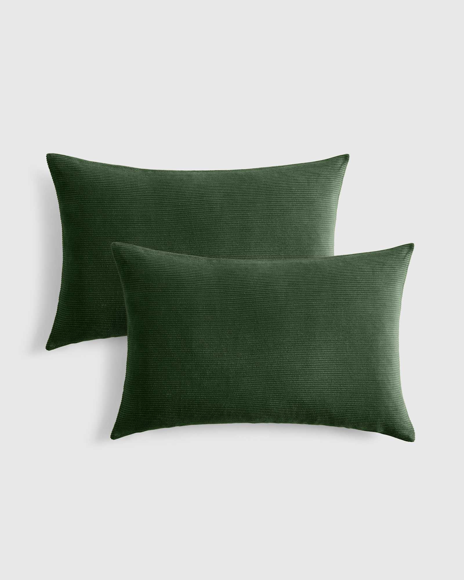 Pine Corduroy Cotton Velvet Pillow Cover (Set of 2)