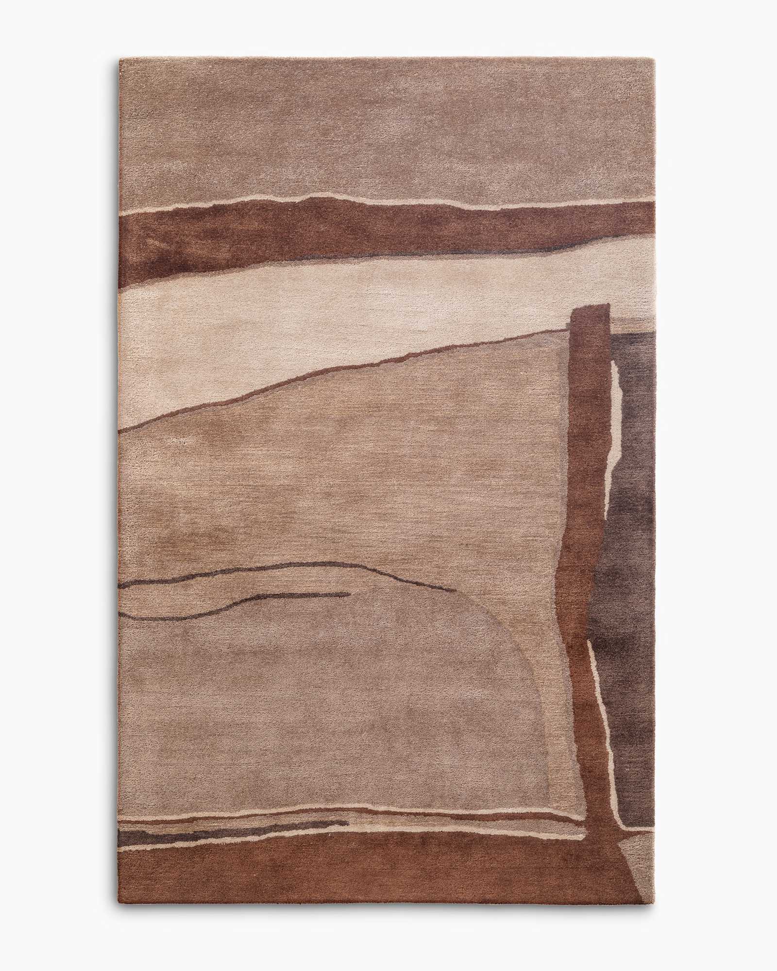 Brown Velzy Wool Rug