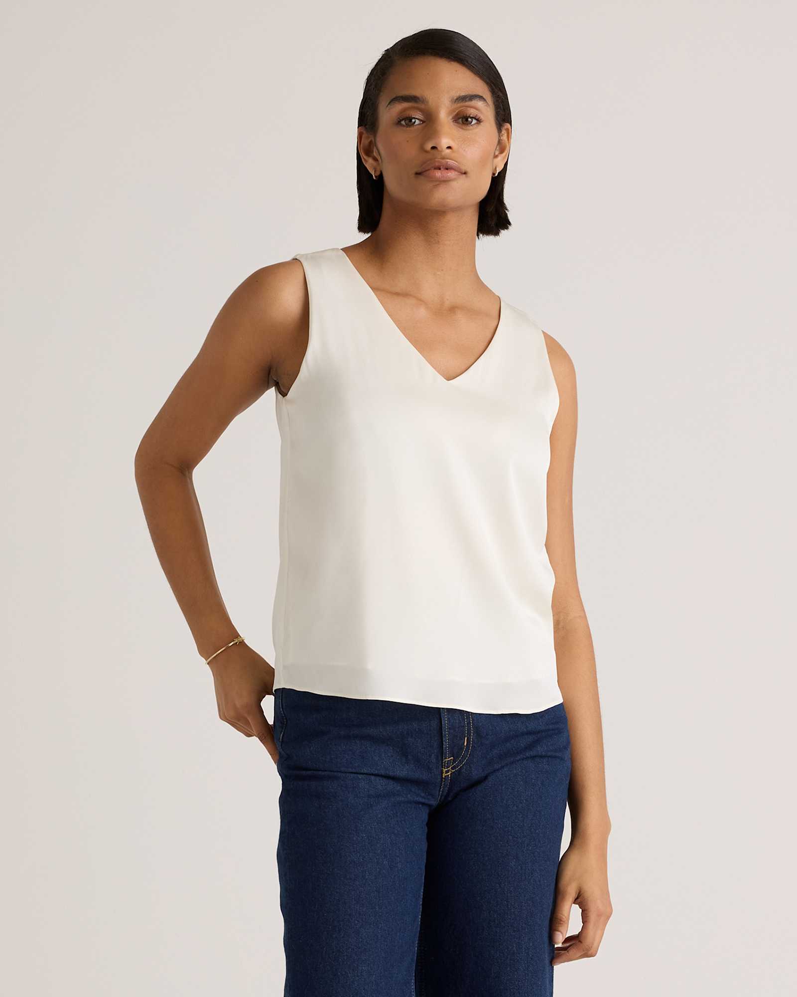 W-BLO-22-IVRY 2910 EDITED copy Ivory Washable Stretch Silk Tank
