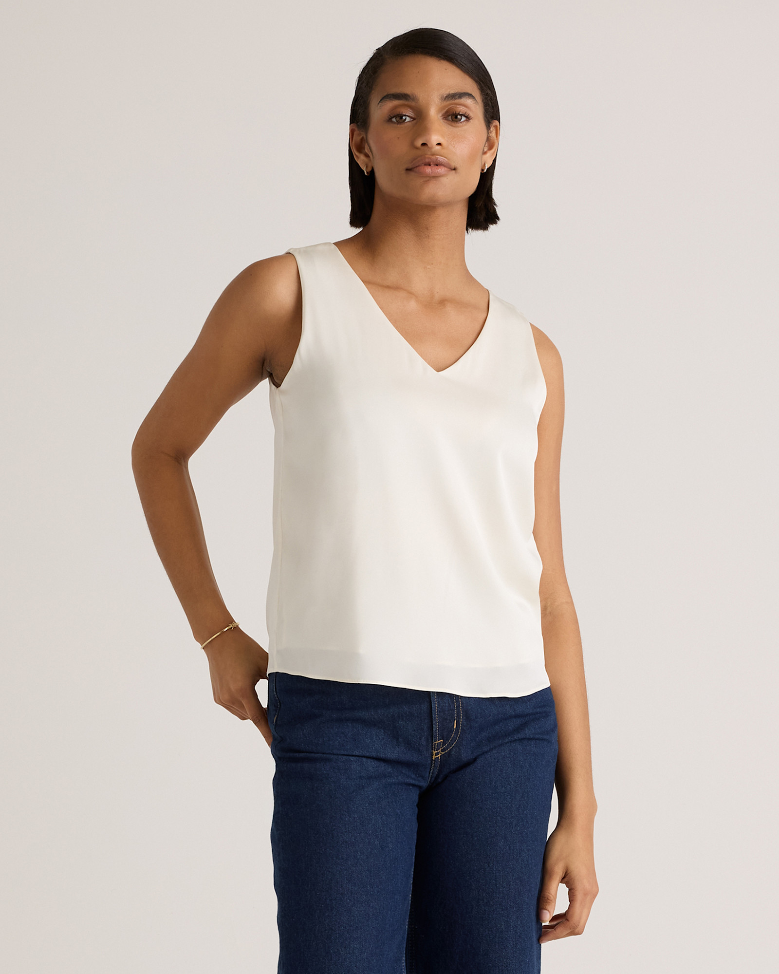 W-BLO-22-IVRY 2910 EDITED copy Ivory Washable Stretch Silk Tank