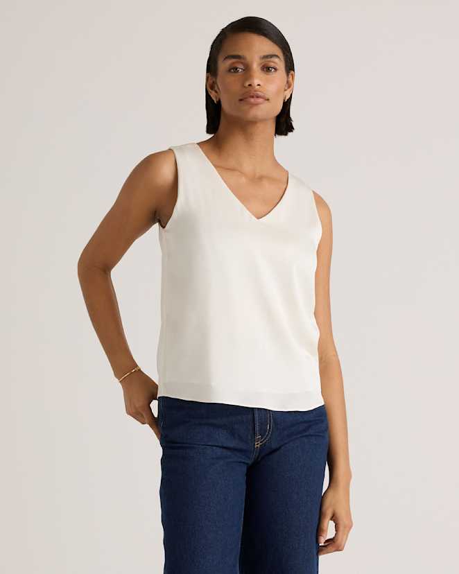 W-BLO-22-IVRY 2910 EDITED copy Ivory Washable Stretch Silk Tank