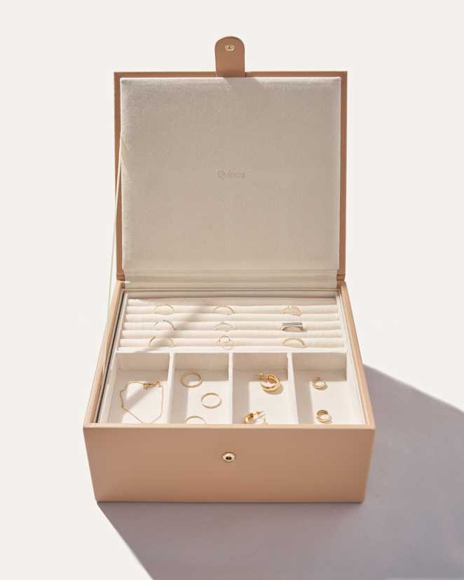 Nude Boîte à bijoux en cuir