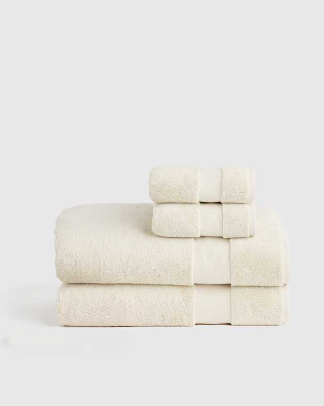 Ivory Turkish Ultra Plush Bath Sheet Bundle