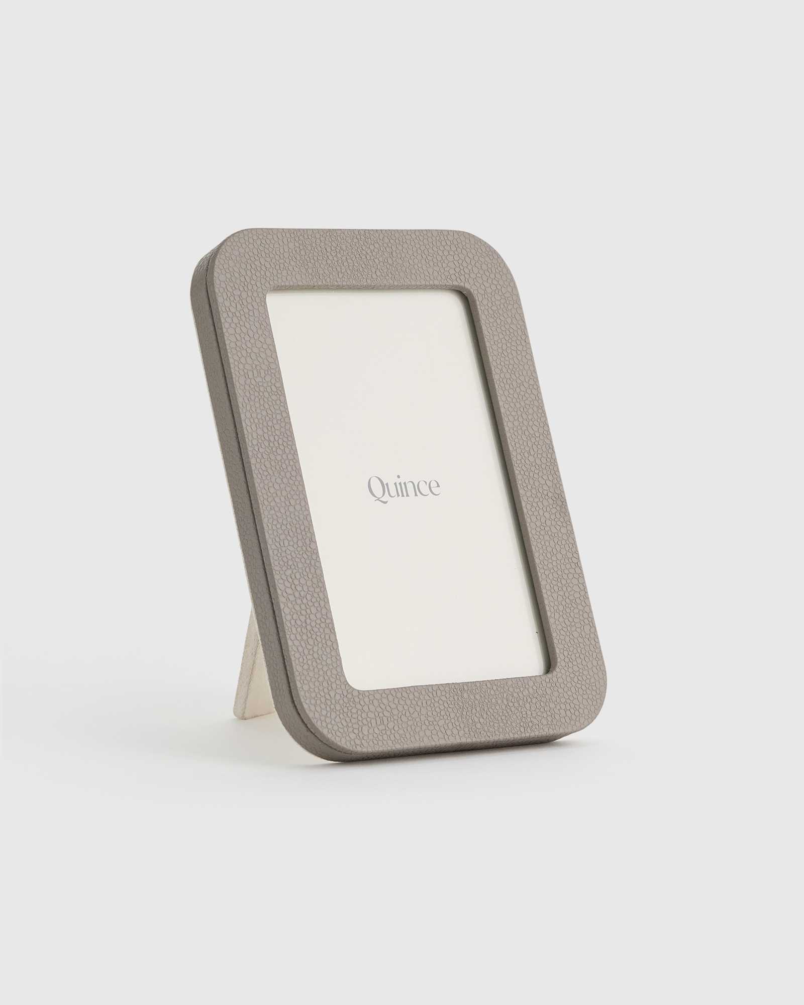 Grey Shagreen Leather Picture Frames