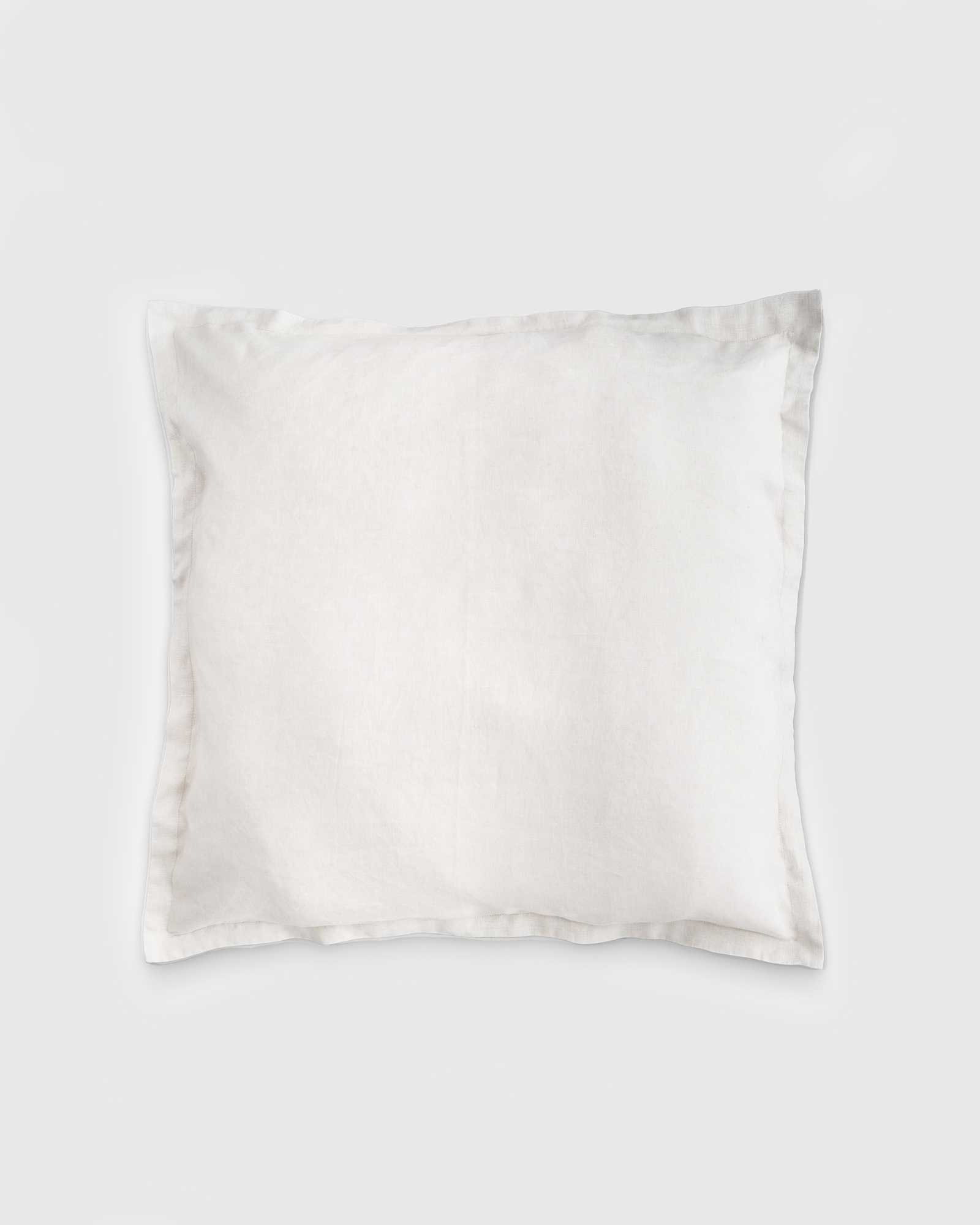 white European Linen Euro Sham