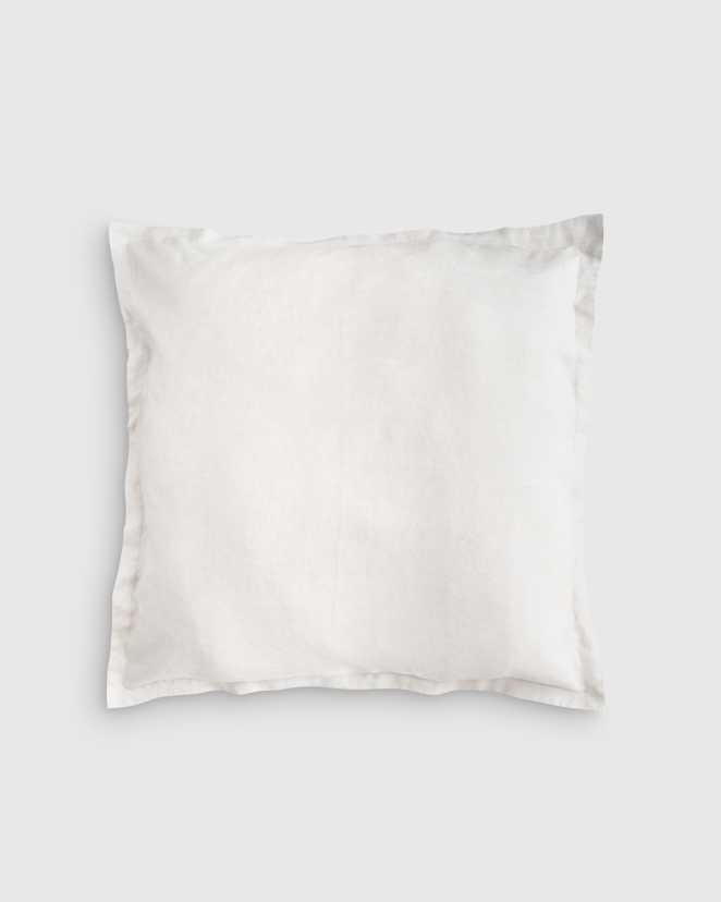White European Linen Euro Sham