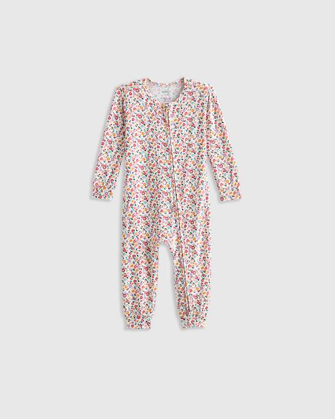 U--813-DFLRL-040 EDITED Ditsy Floral Bamboo One Piece Pajama