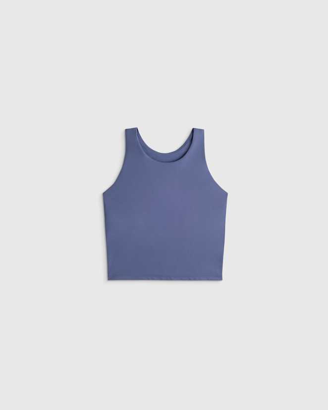 Storm Blue Girls Ultra-Form Fitted Tank