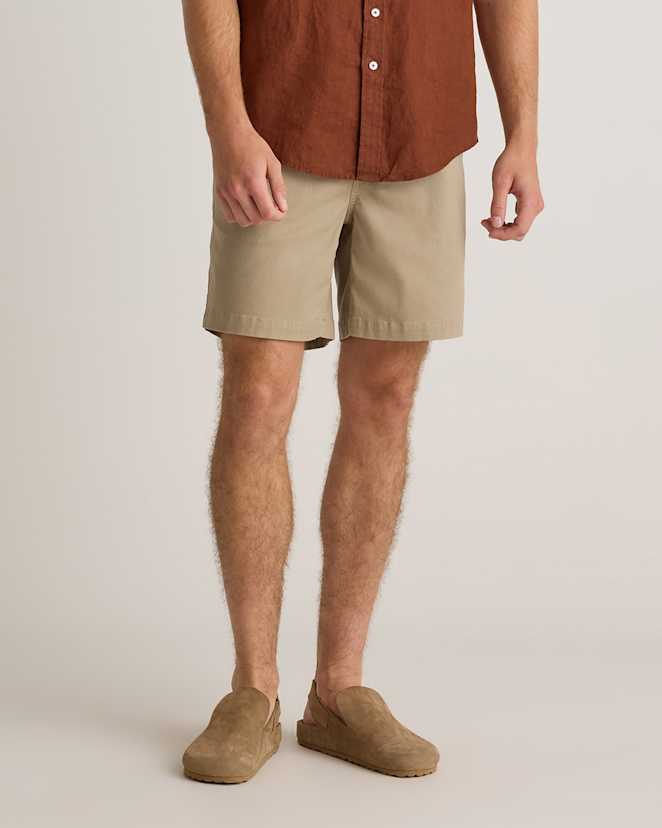 Sand Dune Cotton 7" Chino Drawstring Shorts