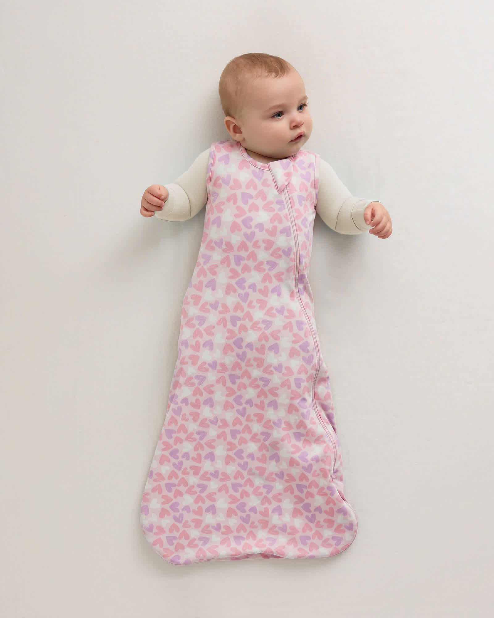 lavender-hearts Bamboo Sleep Bag 0.5 TOG
