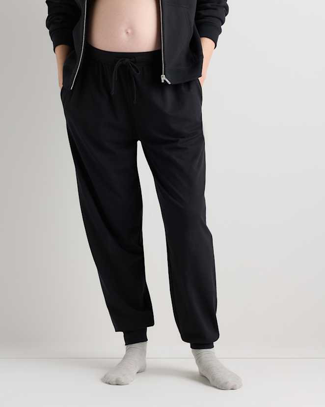Bold Black Dream Lounge Maternity Jogger