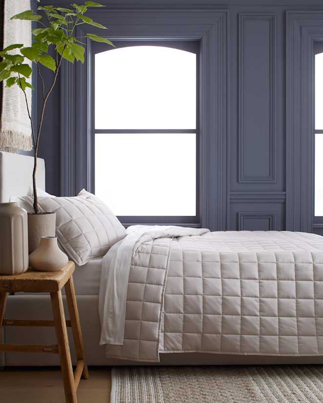 Sand Bamboo Box Quilt