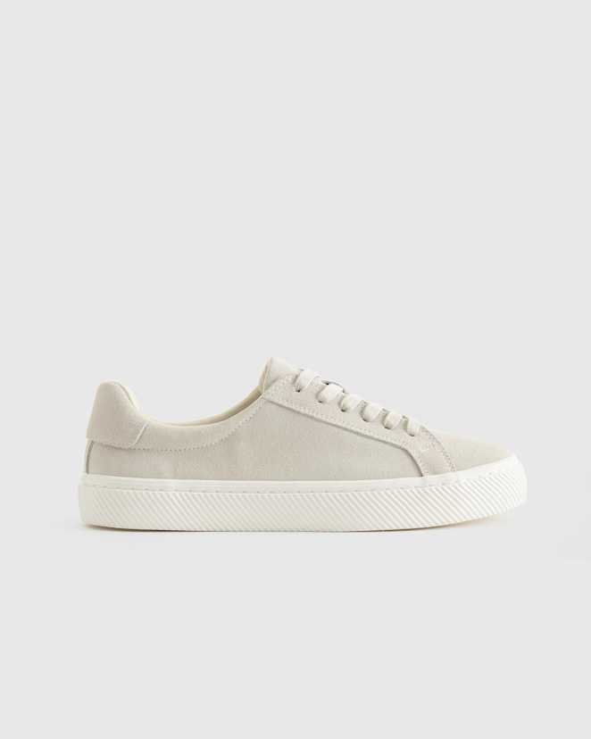 Almond Italian Suede Everyday Sneaker