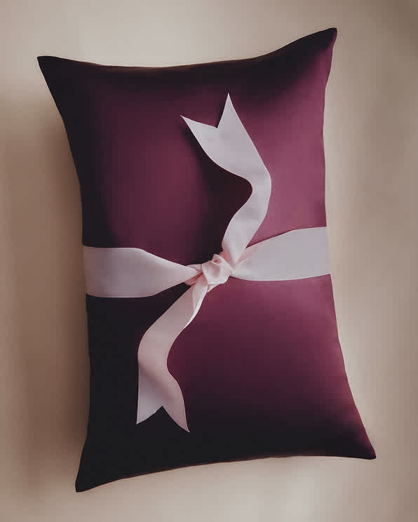 Plum 100% Mulberry Silk Pillowcase