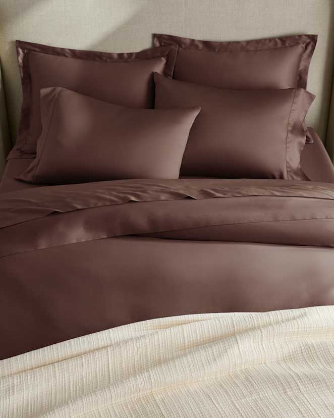 Espresso Signature Giza Cotton Sateen Euro Sham