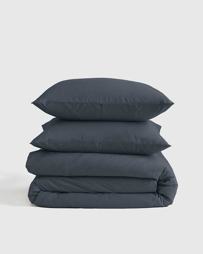 Nightfall Organic Brushed Cotton Duvet Cover Set
