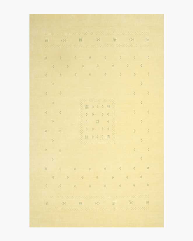 Yellow Dakota Kids Hand-Loomed Wool Rug