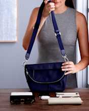 Revive Nylon Foldover Crossbody