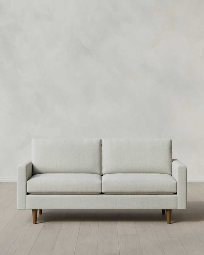 Sorrell Atlas Midcentury Sofa in Performance Chenille Linen Blend