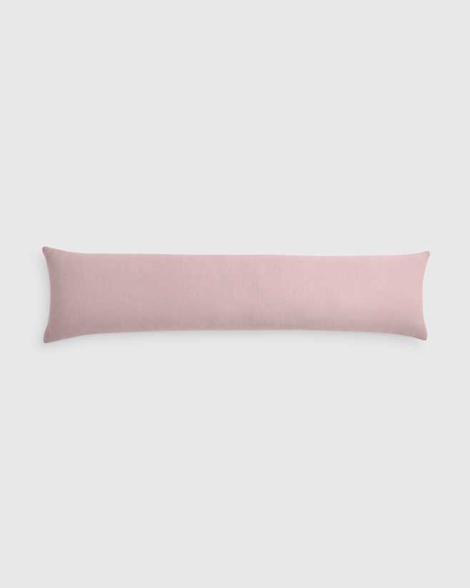 Fig European Linen Oversized Lumbar Pillow Cover
