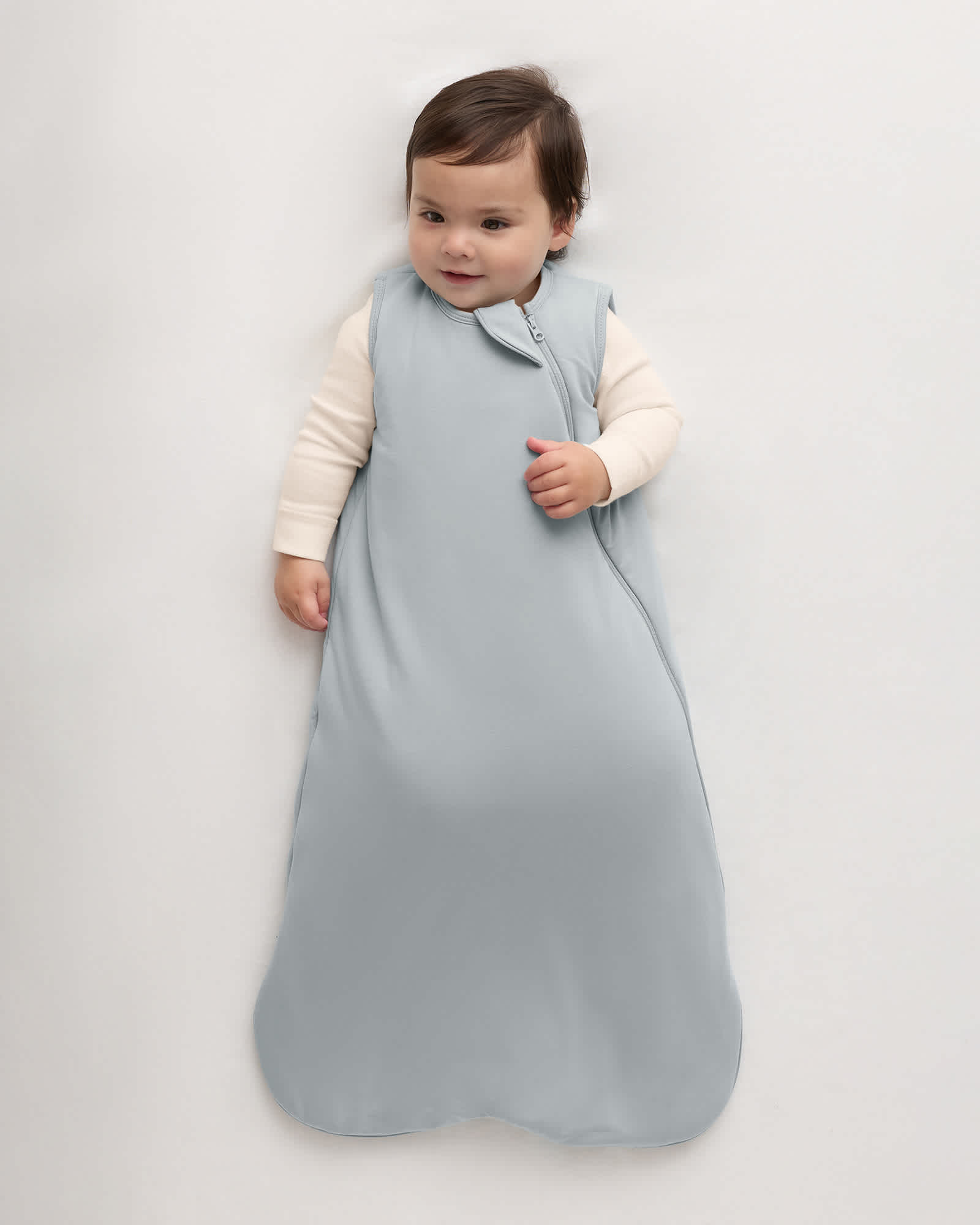 light-grey Bamboo Sleep Bag 2.5 TOG
