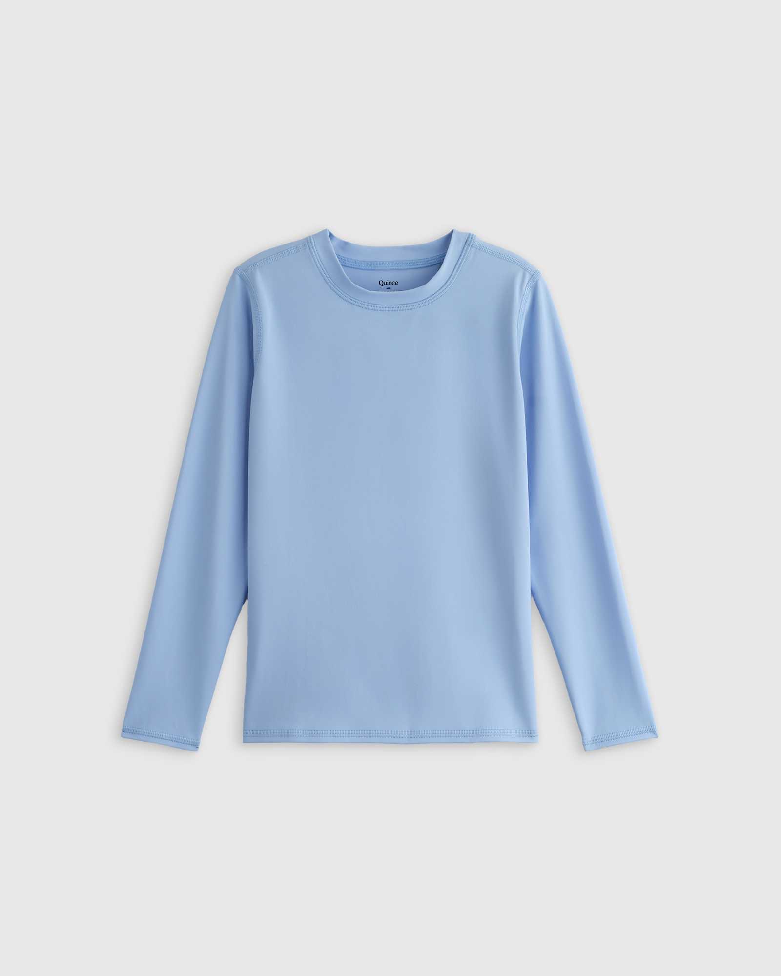 sky-blue Long Sleeve Rash Guard