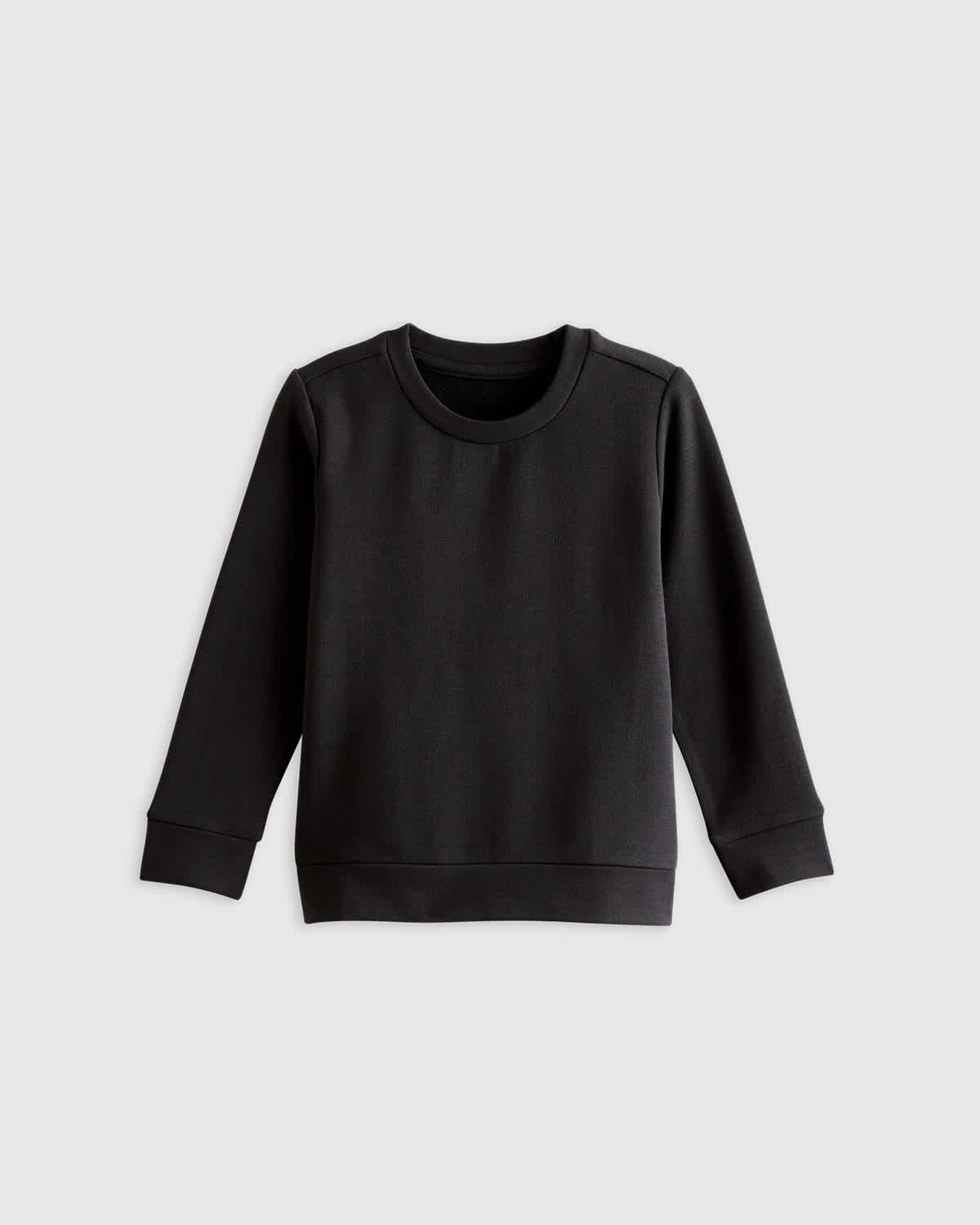 black SuperSoft Fleece Sweatshirt
