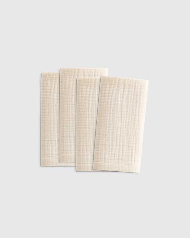 Undyed Organic Airy Gauze Napkins