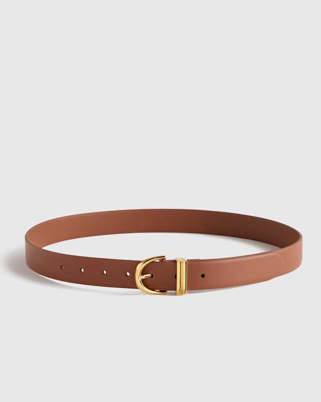 Nutmeg Alora European Leather Belt