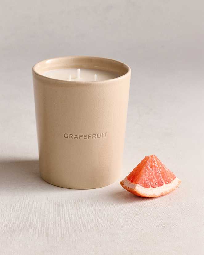 No Color Grapefruit 3-Wick Luxury Candle
