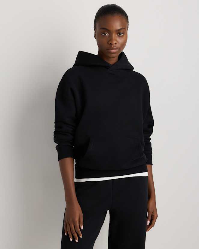 Black Everyday Fleece Hoodie
