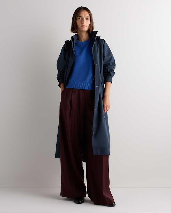 Atlas Navy Weather Proof Rain Trench Coat