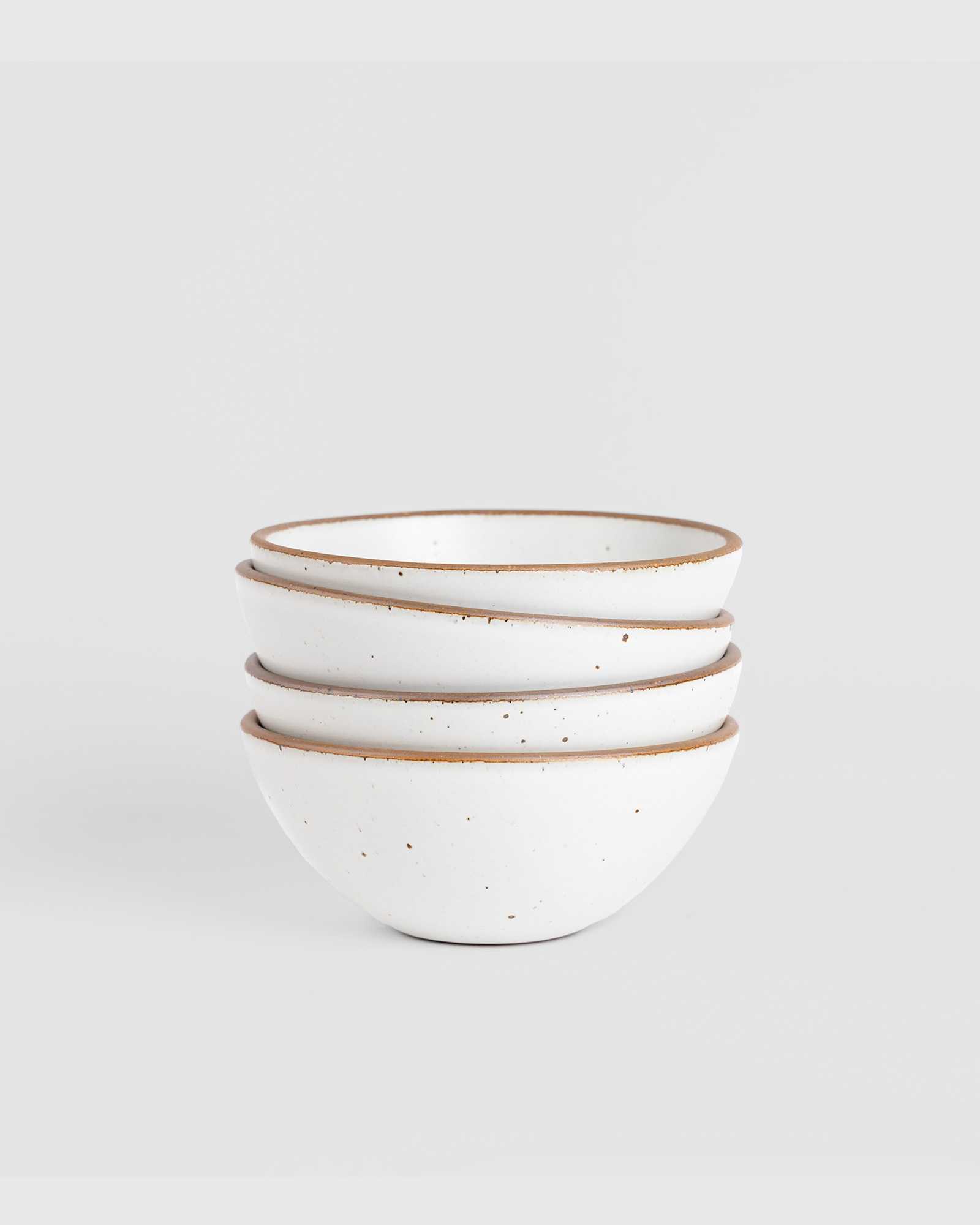 soup bowl set of 4 - eggshell -