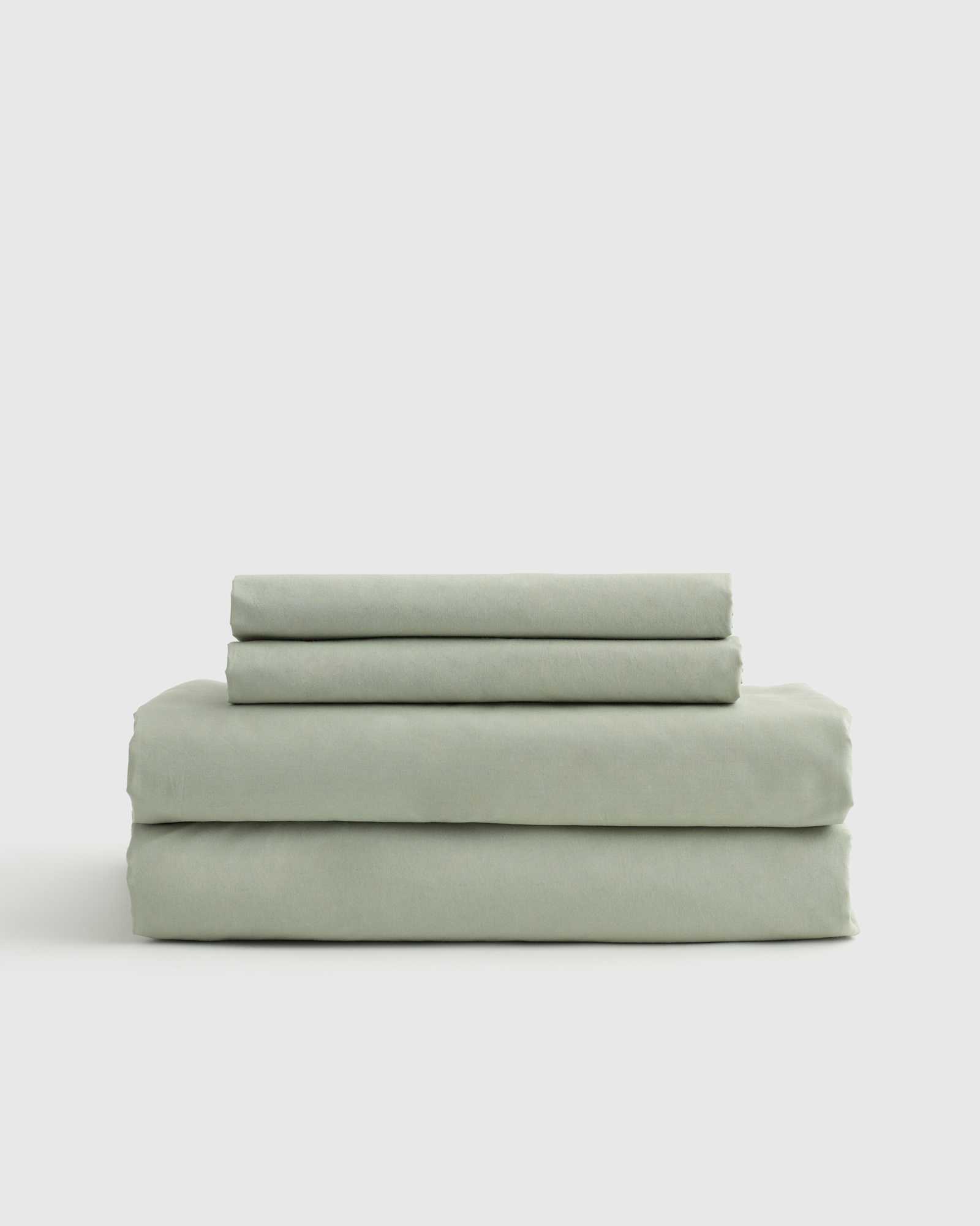 sage Classic Organic Percale Sheet Set