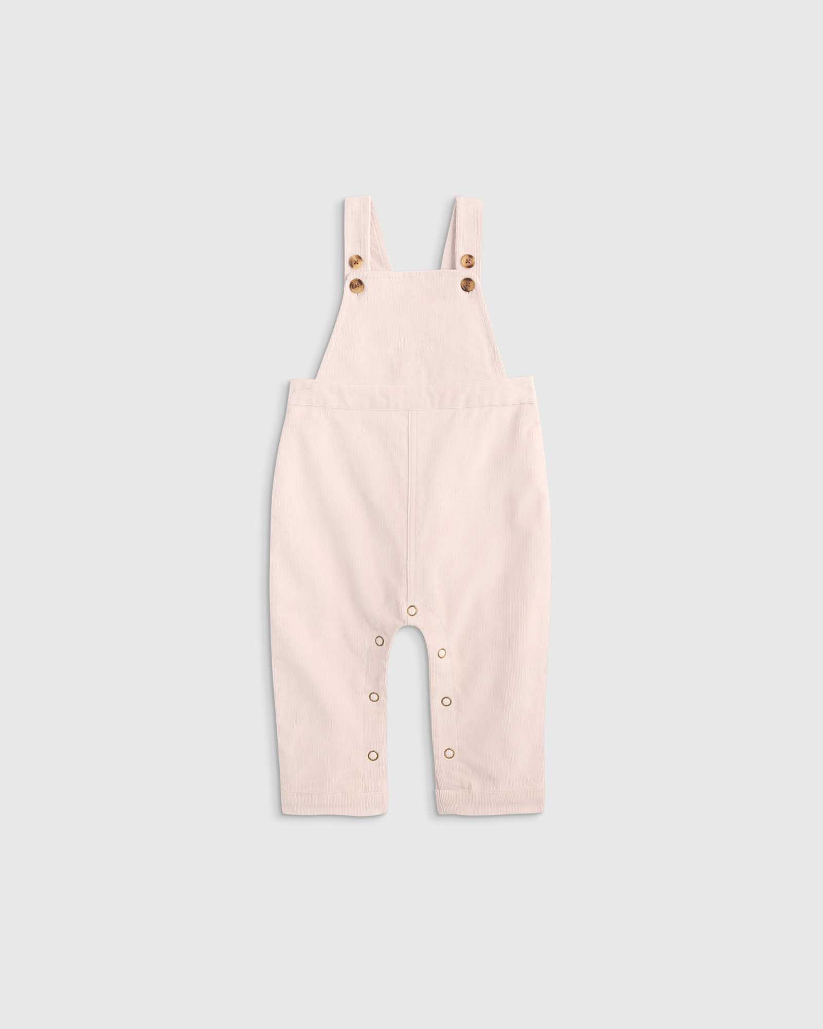 Macadamia Milk Organic Cotton Stretch Corduroy Overall
