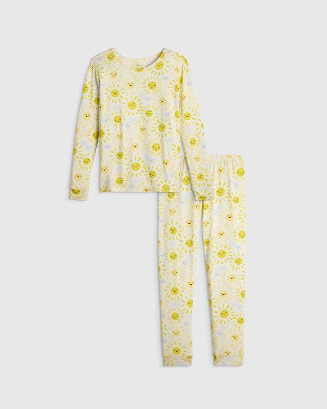 Sunshine Bamboo Long Sleeve and Pant Pajama Set