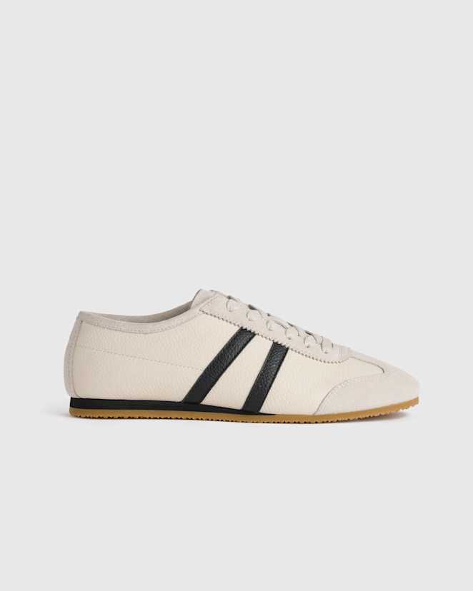 Birch Italian Leather & Suede Low Profile Sneaker