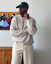 Buchi Okafor - Organic Cotton Fisherman Crew Sweater