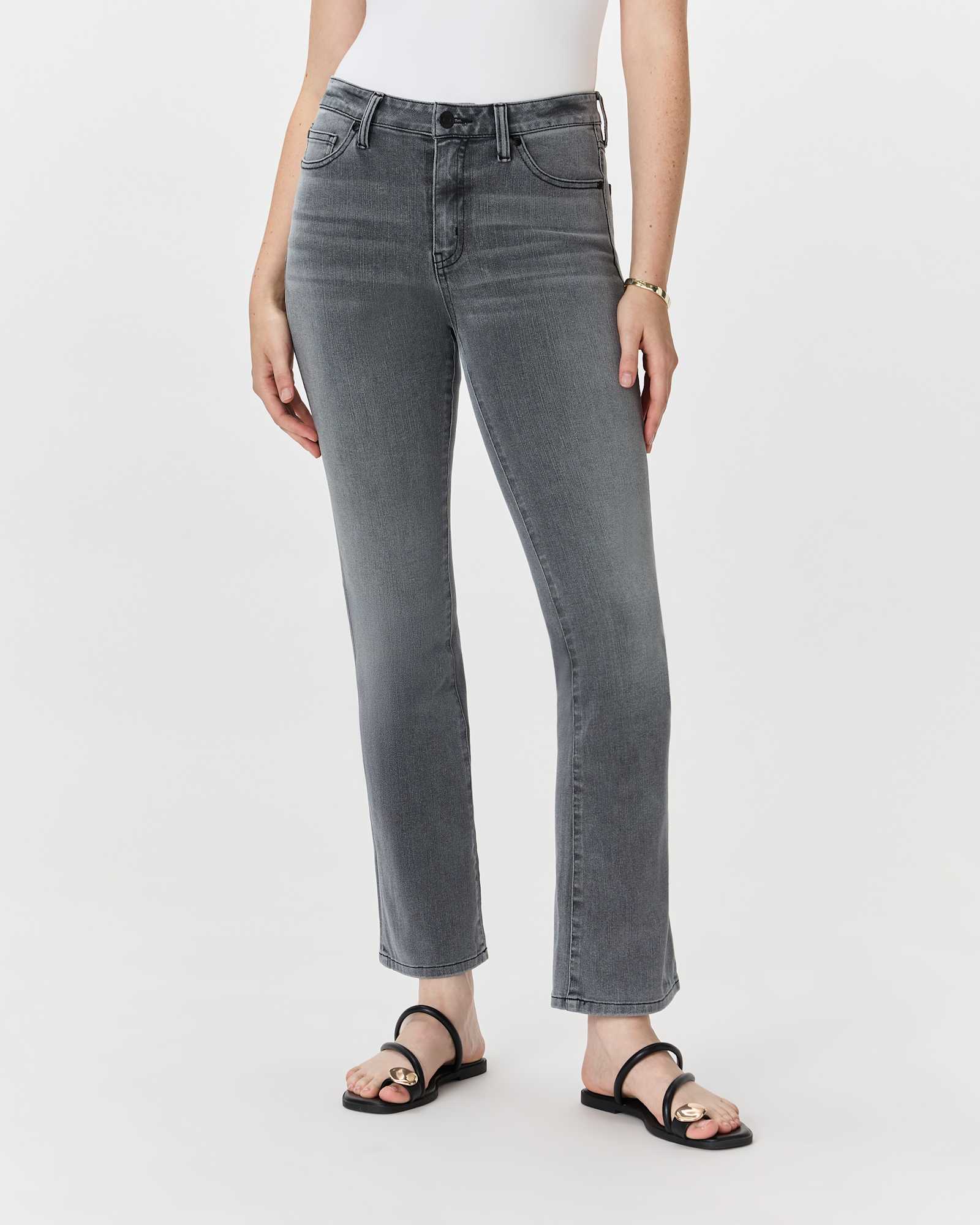 greyed-out Bella Stretch Straight Jeans