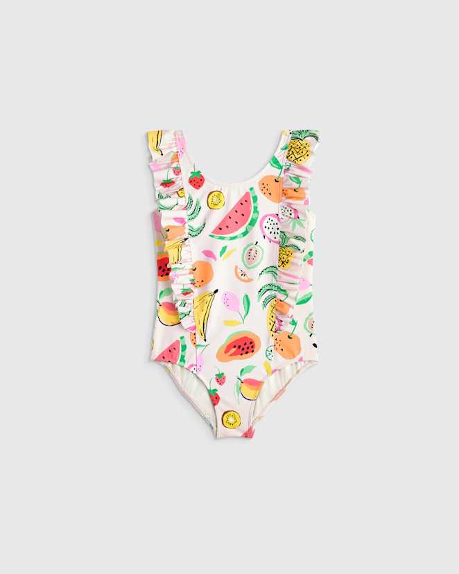 Fruit Punch Ruffle One Piece Swimsuit