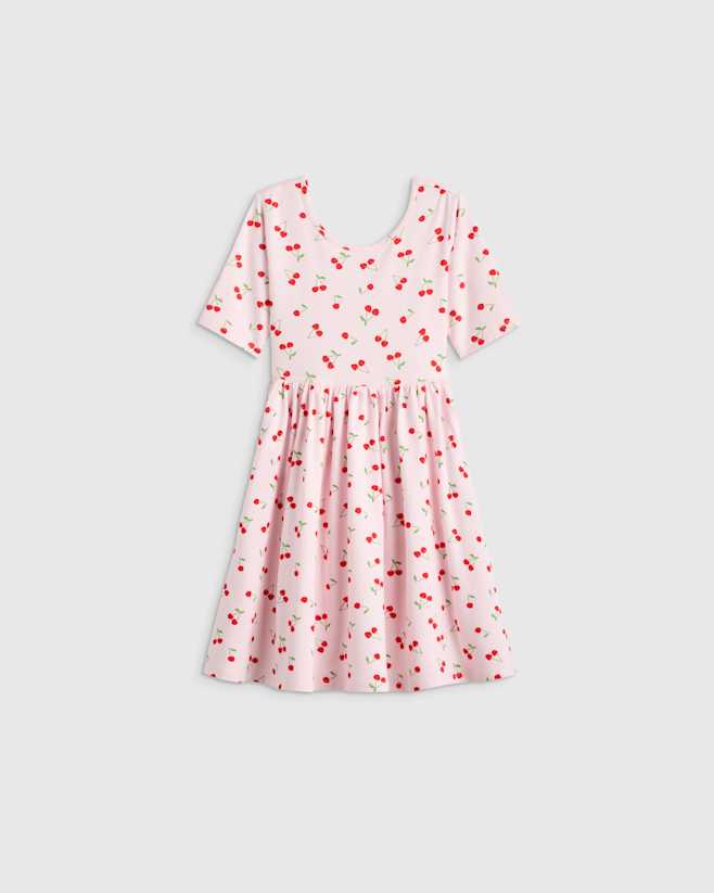 Sweet Cherries Organic Cotton Skater Dress